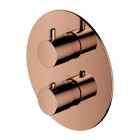 Omnires Y bateria wannowo-prysznicowa podtynkowa termostatyczna miedź połysk Y1236ROCP