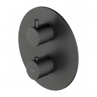 Omnires Y bateria wannowo-prysznicowa podtynkowa termostatyczna grafit Y1236ROGR