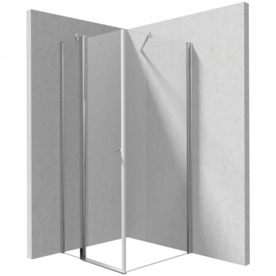Deante Kerria Plus kabina prysznicowa prostokątna 80x100 cm chrom 49957