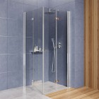 Deante Kerria Plus kabina prysznicowa kwadratowa 90 cm chrom 49965