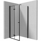 Deante Kerria Plus kabina prysznicowa prostokątna 80x100 cm czarny mat 49956