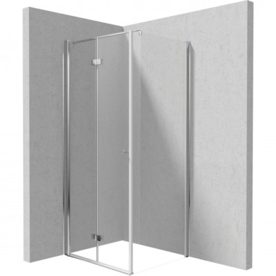 Deante Kerra Plus kabina prysznicowa prostokątna 80x100 cm chrom 49955