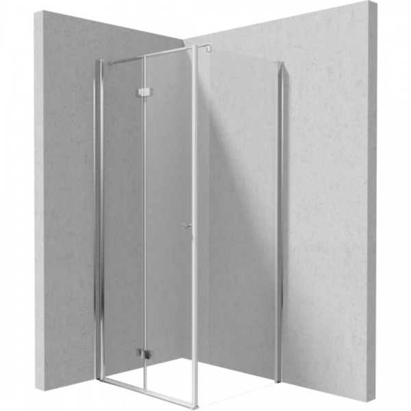 Deante Kerra Plus kabina prysznicowa prostokątna 80x100 cm chrom 49955