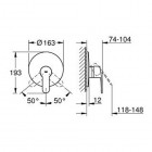 Grohe Eurostyle Cosmpolitan bateria prysznicowa podtynkowa