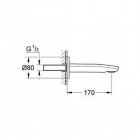 Grohe Eurostyle Cosmpolitan wylewka wannowa