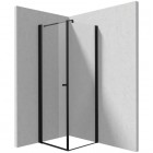 Deante Kerria Plus kabina prysznicowa kwadratowa 70 cm czarny mat 50103