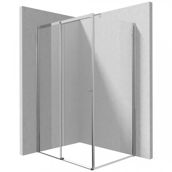 Deante Kerria Plus kabina prysznicowa prostokątna 100x80 cm chrom 49961