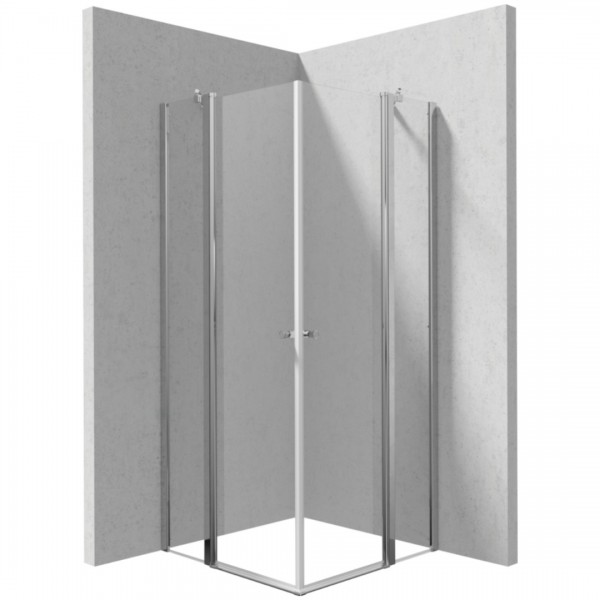 Deante Kerria Plus kabina prysznicowa kwadratowa 80 cm chrom 50175