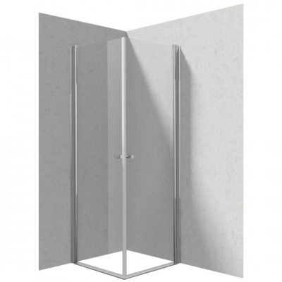 Deante Kerria Plus kabina prysznicowa kwadratowa 80 cm chrom 50182