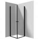 Deante Kerria Plus kabina prysznicowa kwadratowa 70 cm czarny mat 50184