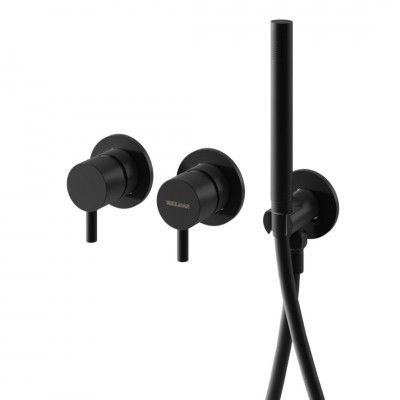 Kohlman Axel bateria wannowa podtynkowa czarny mat QW260AB