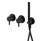 Kohlman Axel bateria wannowa podtynkowa czarny mat QW260AB