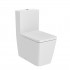 Roca Inspira Square miska WC do kompaktu Rimless biały mat A342536620