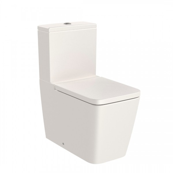 Roca Inspira Square miska WC do kompaktu Rimless beżowy A342536650