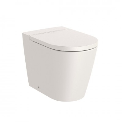 Roca Inspira Round miska WC stojąca Rimless beżowy A347526650