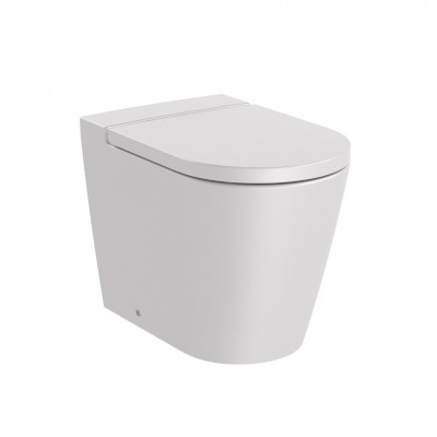 Roca Inspira Round miska WC stojąca Rimless perła A347526630