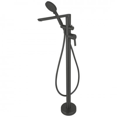 Deante Arnika bateria wannowa wolnostojąca czarny mat BQA_N17M