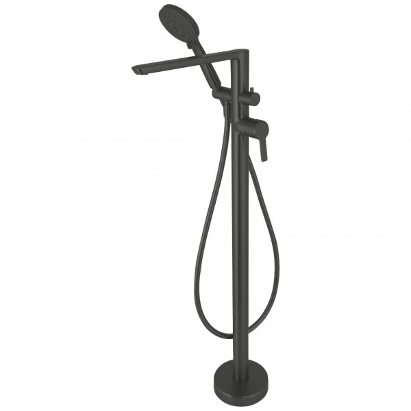 Deante Arnika bateria wannowa wolnostojąca czarny mat BQA_N17M