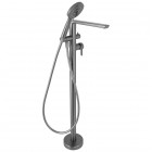 Deante Arnika bateria wannowa wolnostojąca chrom titanium BQA_D17M