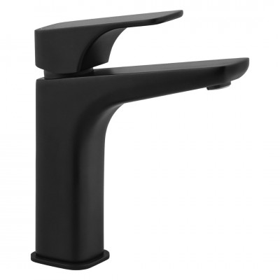 Deante Hiacynt Nero bateria umywalkowa wysoka BQH N21K