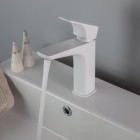 Deante Hiacynt Bianco bateria umywalkowa biała BQH A20M