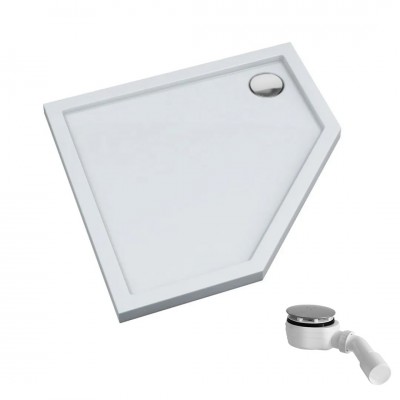 Schedpol Corrina New brodzik pięciokątny 90x90 cm 34398