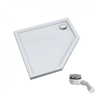 Schedpol Caspar New brodzik pięciokątny 90x90 cm 32398