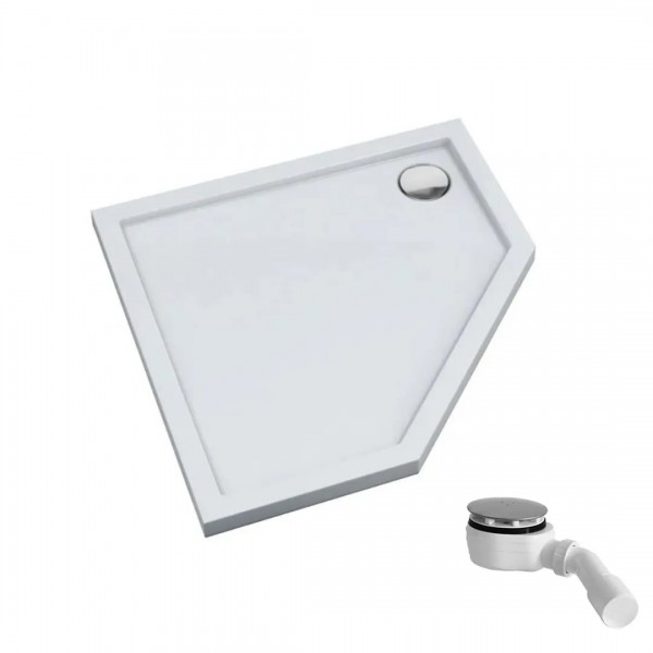 Schedpol Caspar New brodzik pięciokątny 90x90 cm 32398