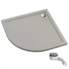 Schedpol Caspar New Cement Stone brodzik półokrągły 90x90 cm 32334/CT/ST