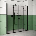 Deante Kerria Plus drzwi prysznicowe składane 70 cm czarny mat