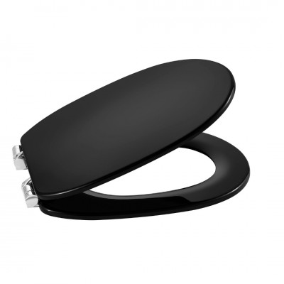 Roca Carmen deska WC wolnoopadająca Supralit® czarny połysk A801B5256B