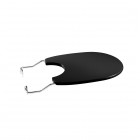 Roca Carmen pokrywa do bidetu wolnoopadająca Supralit® czarny połysk A806B5056B