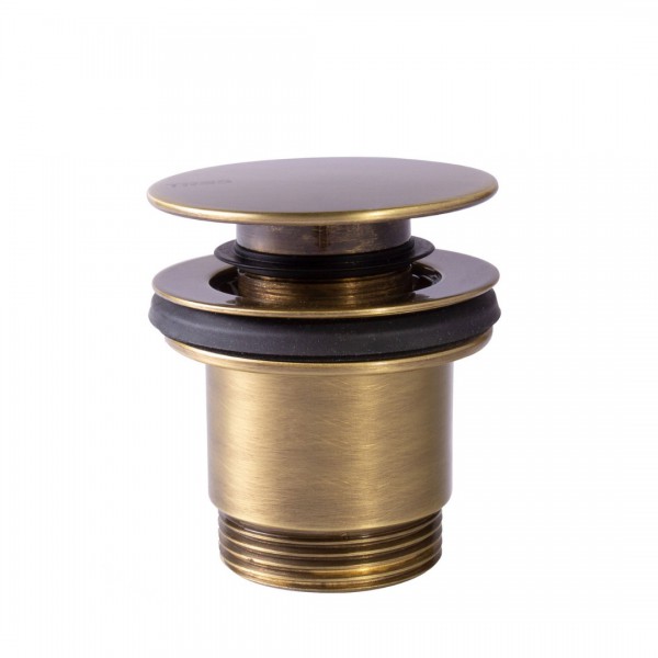 Tres odpływ umywalkowy klik klak stare złoto 24284001LV