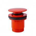 Tres korek do umywalki klik-klak okrągły czerwony 24284001RO