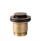 Tres odpływ umywalkowy klik klak stare złoto mat 24284002LM