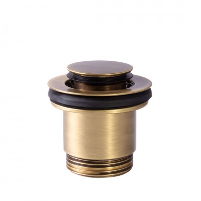 Tres odpływ umywalkowy klik klak stare złoto 24284002LV