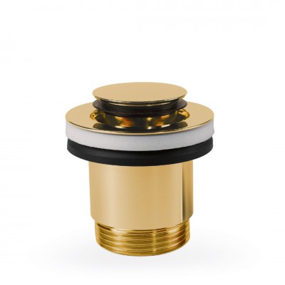 Tres odpływ umywalkowy klik klak złoty 24284002OR