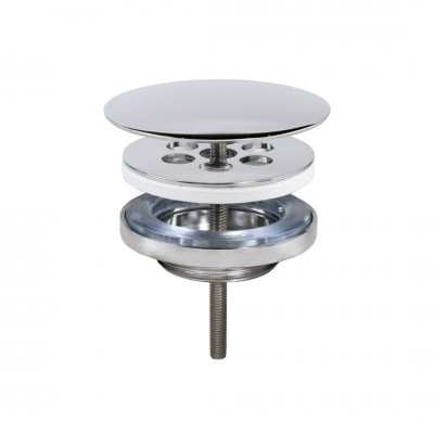 Tres korek do umywalki okrągły chrom 134215028