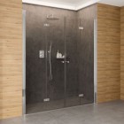 Deante Kerria Plus drzwi prysznicowe składane 140 cm chrom 50392