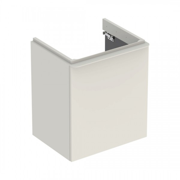 Geberit Smyle Square szafka podumywalkowa 53,6 cm wisząca szary piaskowy połysk 500.366.JL.1