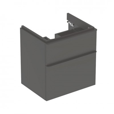 Geberit Smyle Square szafka podumywalkowa 58,4 cm wisząca lava mat 500.352.JK.1