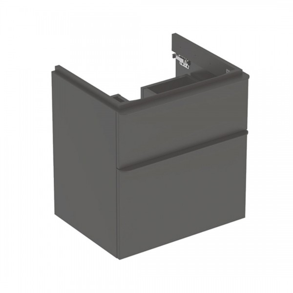 Geberit Smyle Square szafka podumywalkowa 58,4 cm wisząca lava mat 500.352.JK.1