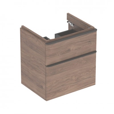 Geberit Smyle Square szafka podumywalkowa 58,4 cm wisząca orzech hickory 500.352.JR.1