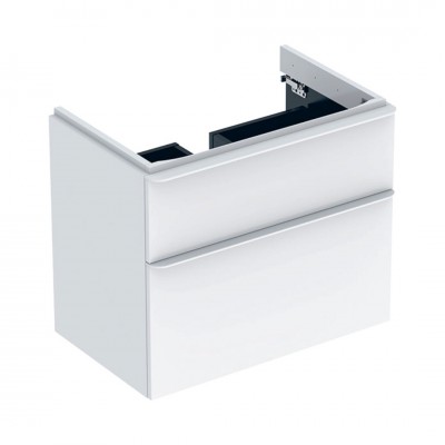 Geberit Smyle Square szafka podumywalkowa 73,4 cm wisząca biały połysk 500.353.00.1