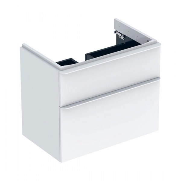 Geberit Smyle Square szafka podumywalkowa 73,4 cm wisząca biały połysk 500.353.00.1