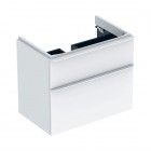 Geberit Smyle Square szafka podumywalkowa 73,4 cm wisząca biały połysk 500.353.00.1