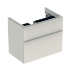 Geberit Smyle Square szafka podumywalkowa 73,4 cm wisząca szary piaskowy połysk 500.353.JL.1