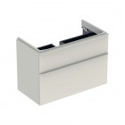 Geberit Smyle Square szafka podumywalkowa 88,4 cm wisząca szary piaskowy połysk 500.354.JL.1