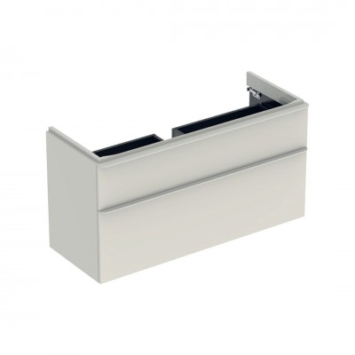 Geberit Smyle Square szafka podumywalkowa 118,4 cm wisząca szary piaskowy 500.355.JL.1