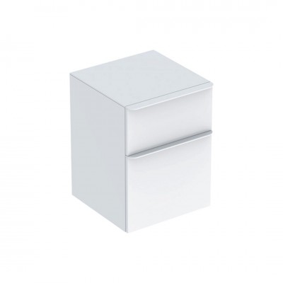 Geberit Smyle Square szafka boczna 60 cm wisząca biały połysk 500.357.00.1